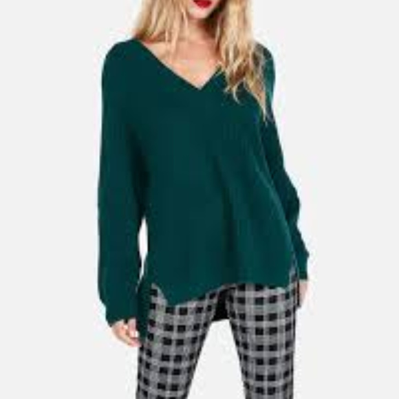 Express Sweaters - Express Deep V-Neck Sweater - NWOT